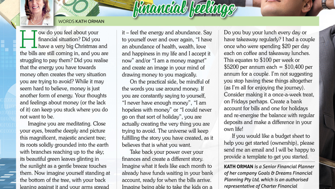 Energise your financial feelings